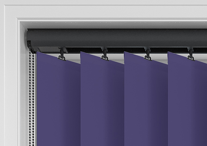 Trinity (Blackout), Royal Blue - Vertical Blind - Image 14